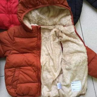 Áo phao lót lông cừu cho bé