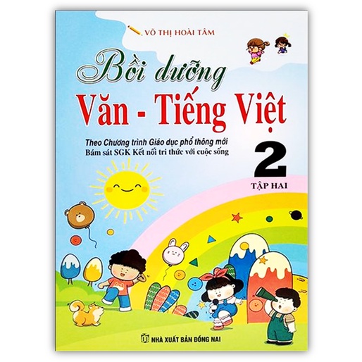 Sách - Combo Bồi Dưỡng Văn - Tiếng Việt 2 - Tập 1 +  2 (Bám Sát SGK Kết Nối Tri Thức Với Cuộc Sống)