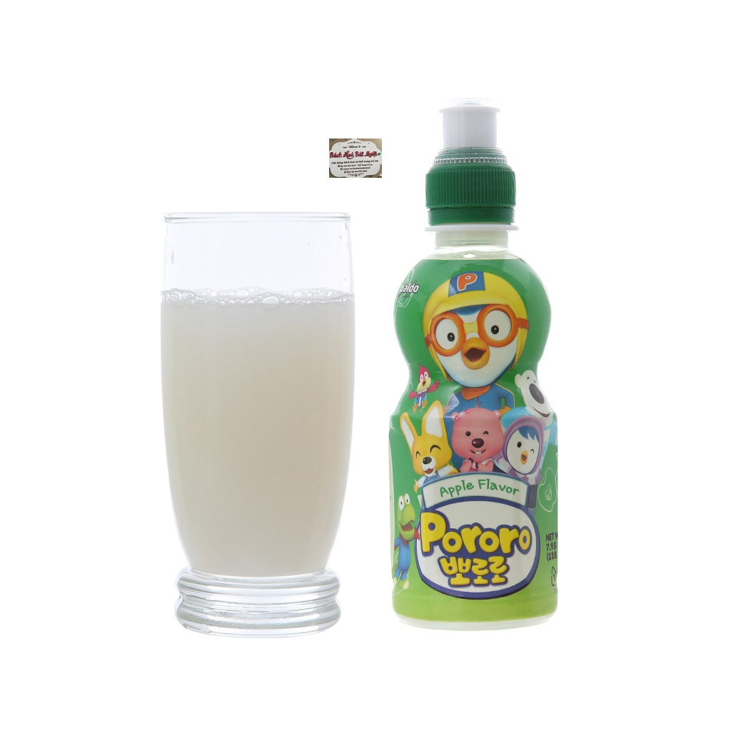 Nước trái cây vị sữa Pororo chai 235ml
