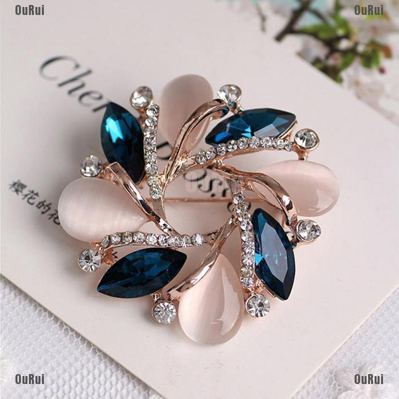 Ghim Cài Áo Hình Bông Hoa Thanh Lịch Dành Cho Nữ