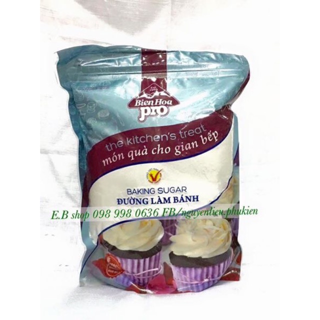 [ NGUYÊN LIỆU LÀM BÁNH ] Đường icing Biên Hoà 1kg