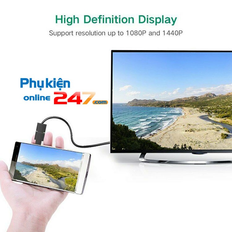 Đầu chuyển Micro HDMI ra HDMI cho máy ảnh, máy quay