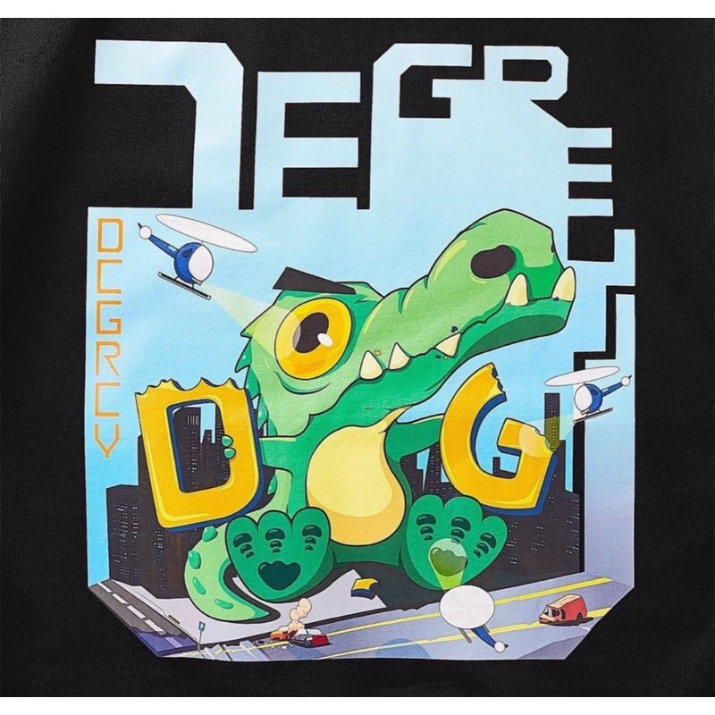 Áo Khoác Nỉ Không Dây Kéo Unisex, Áo Khoát Thun In Hình Cá Sấu Cute Phô Mai Que Cho Nam-Nữ | BigBuy360 - bigbuy360.vn