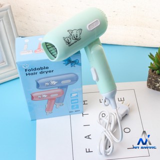 Máy Sấy Tóc Mini Gấp Gọn Hình Thú Đáng Yêu