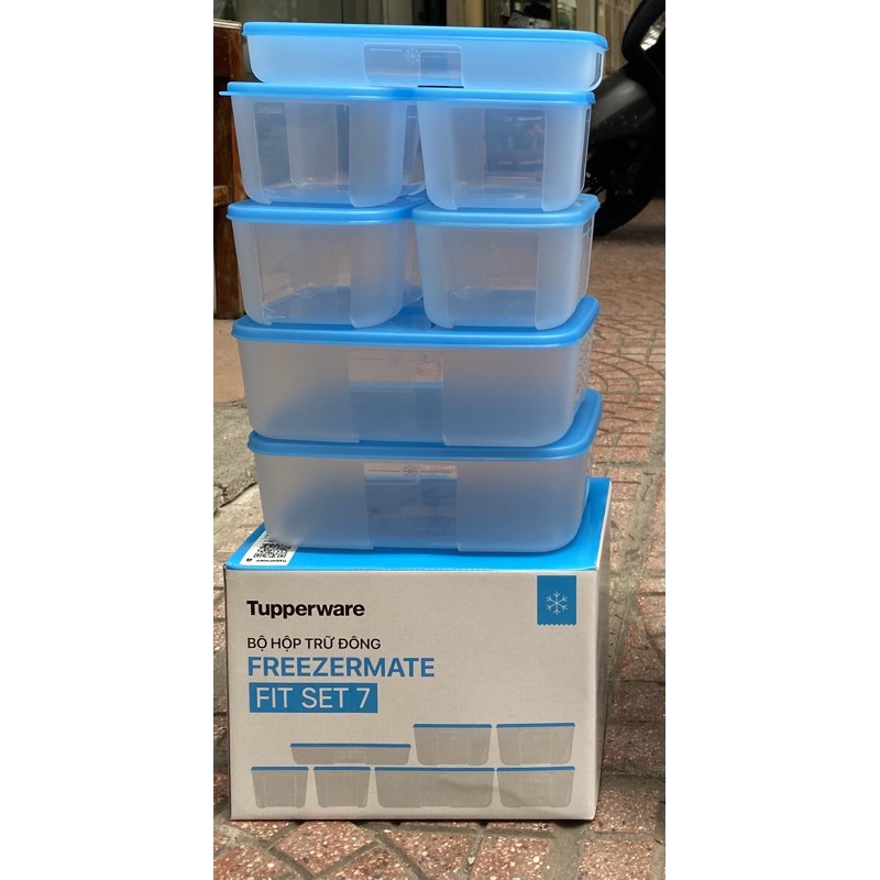 Set mega 15 hộp trữ đông và mát tupperware