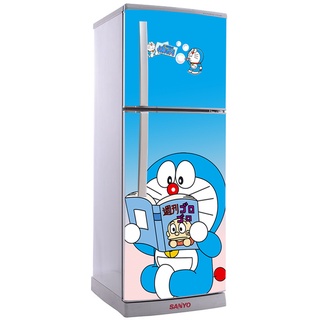 Decal dán Tủ Lạnh Doremon  chất liệu cao cấp