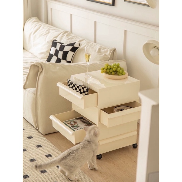 Kệ xe đẩy đa năng Stacking Drawer nhiều màu phong cách Bắc Âu