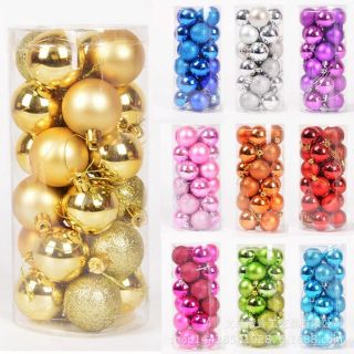 NOEL - TẾT : 6 - 10 TRÁI CHÂU 3CM & 4CM TRANG TRÍ NOEL, GIÁNG SINH, TẾT, cây thông, cây tùng.