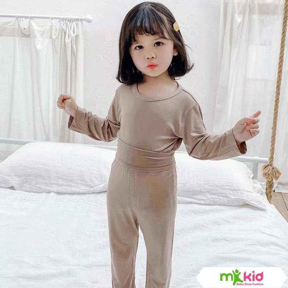 Bộ Minky Mom Dài Tay 💖 Body chổng mông mềm mịn Minkymom 💖 Bộ Cạp Cao Cho Bé Chất Thun Lạnh Cao Cấp Siêu Mềm Mịn Mát