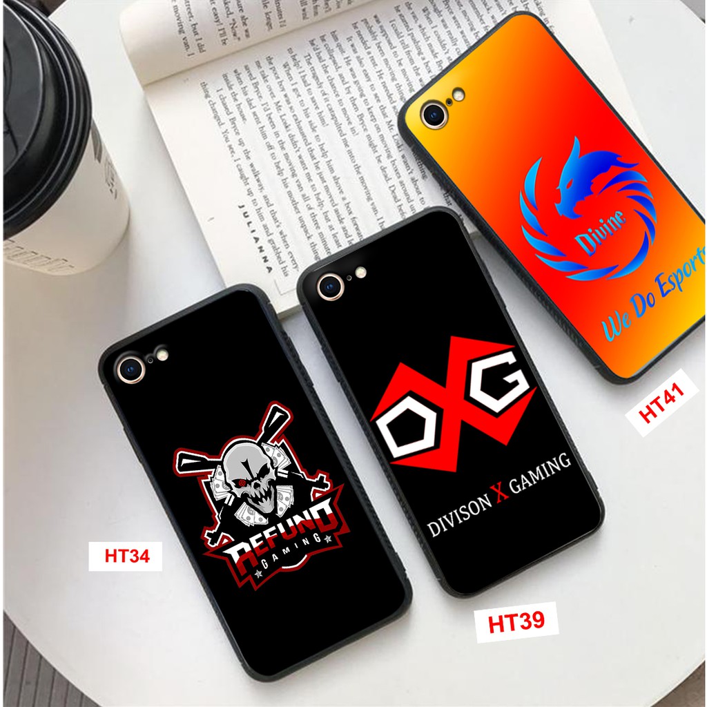 Ốp Iphone 6/6s-6/6splus-7/8 thường In Hình Game: Refund Gaming, Mixi Gaming, Divine Esports,DivisionX,Cerberus