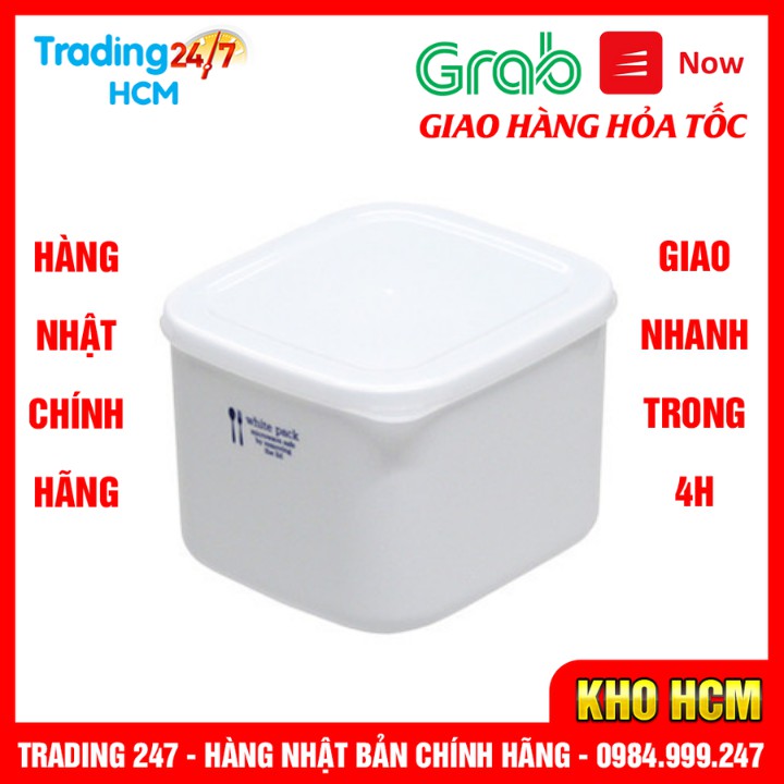 [Hỏa tốc HCM] Hộp nhựa đựng thực phẩm White Pack 1L NỘI ĐỊA NHẬT BẢN