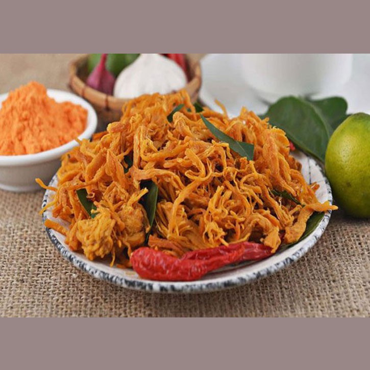 100g khô gà lá chanh [ĂN THỬ - LOẠI 1] ngon thượng hạng, vị đậm đà, khô gà Trung Nam Food | BigBuy360 - bigbuy360.vn