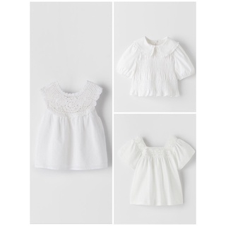 Áo trắng cách điệu bé gái chuẩn zara TBN