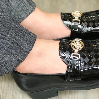 GIÀY CÔNG SỞ DA BÓNG LEZAZA