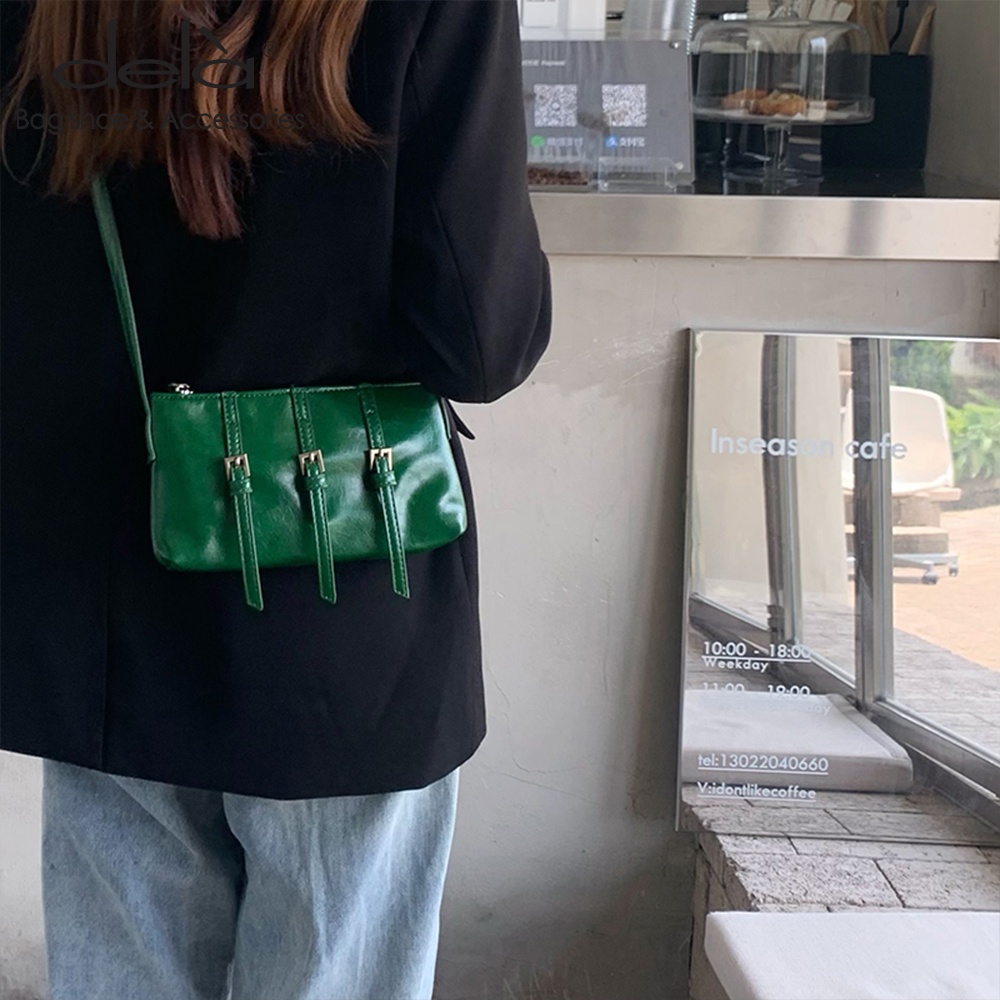 Dela Túi Đeo Chéo Phong Cách Hàn Quốc Mới Cho Nữ