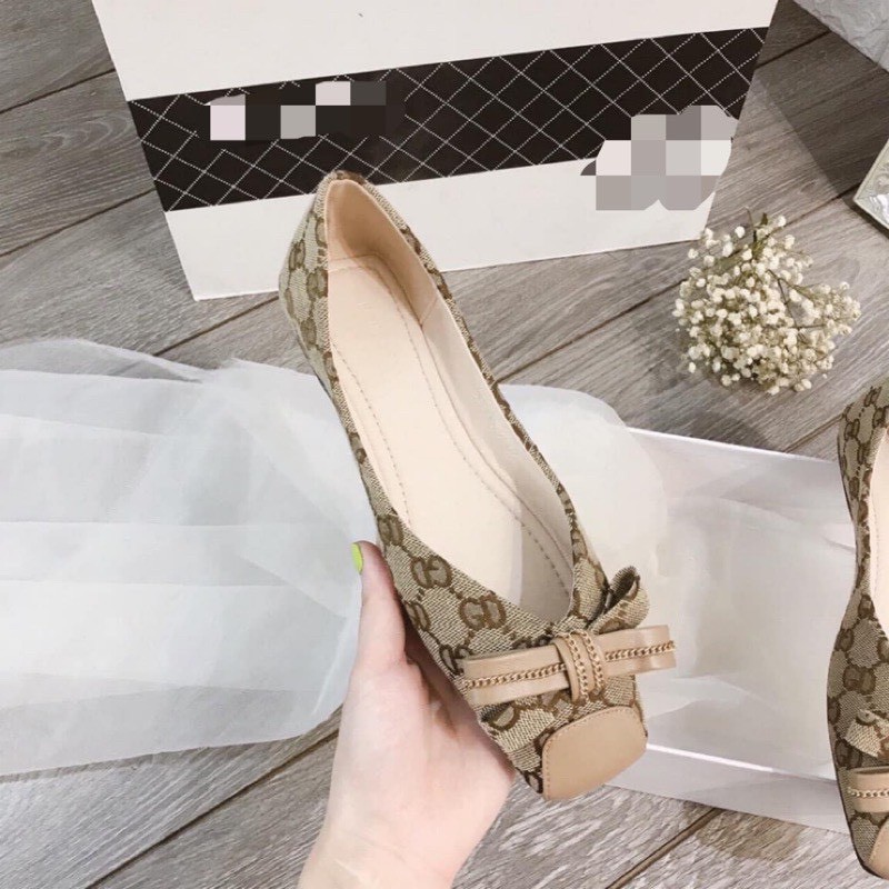 [SẴN HÀNG] (S49) Giầy búp bê G.C.. mũi đắp da | BigBuy360 - bigbuy360.vn