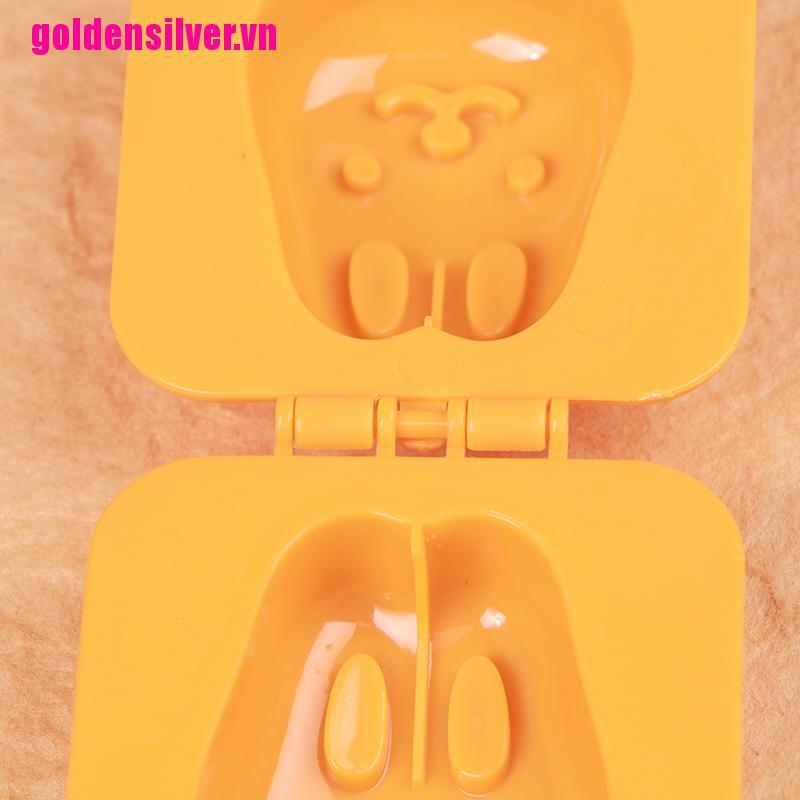 Set 2 Khuôn Làm Trứng Ốp La Kiểu Hoạt Hình 3D Đáng Yêu