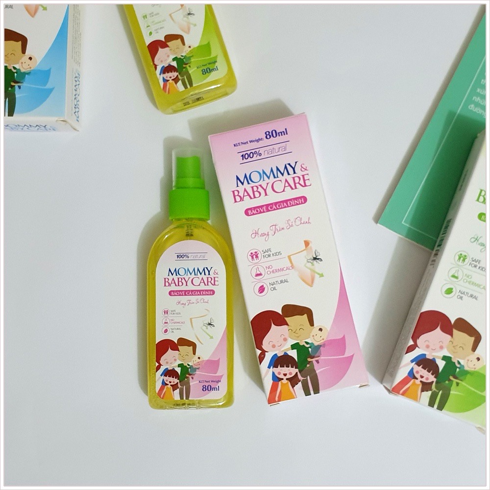 Xịt tinh dầu chống muỗi Mommy Baby Care cho bé