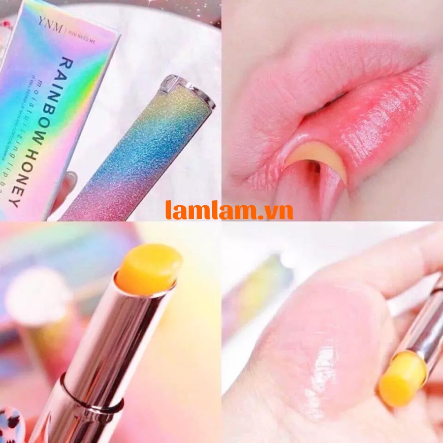 SON DƯỠNG MÔI YNM RAINBOW HONEY LIP BALM