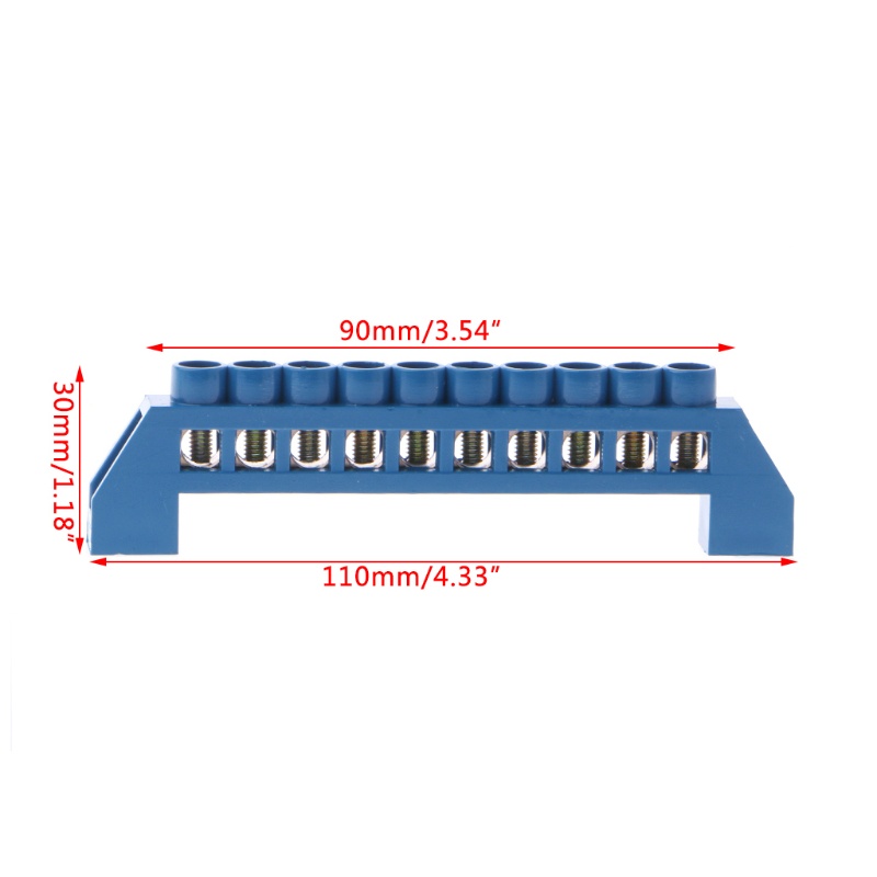 Đầu Nối Dây Điện Bằng Đồng Thau 12 Vị Trí 250-45