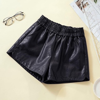  Quần short da cá tính