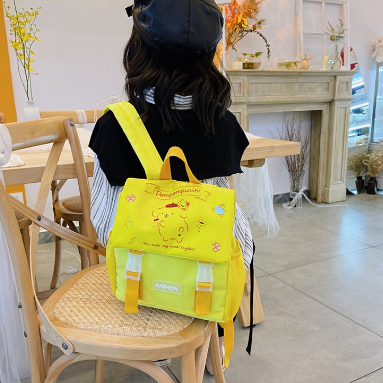 SANRIO Ba Lô Đi Học Cỡ Lớn Hình Kỳ Lân Hoạt Hình Đáng Yêu Cho Bé