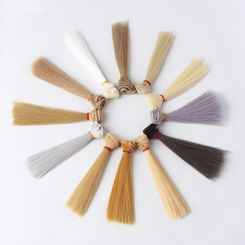 Tóc Giả Thẳng Dài 15*100cm Cho Búp Bê