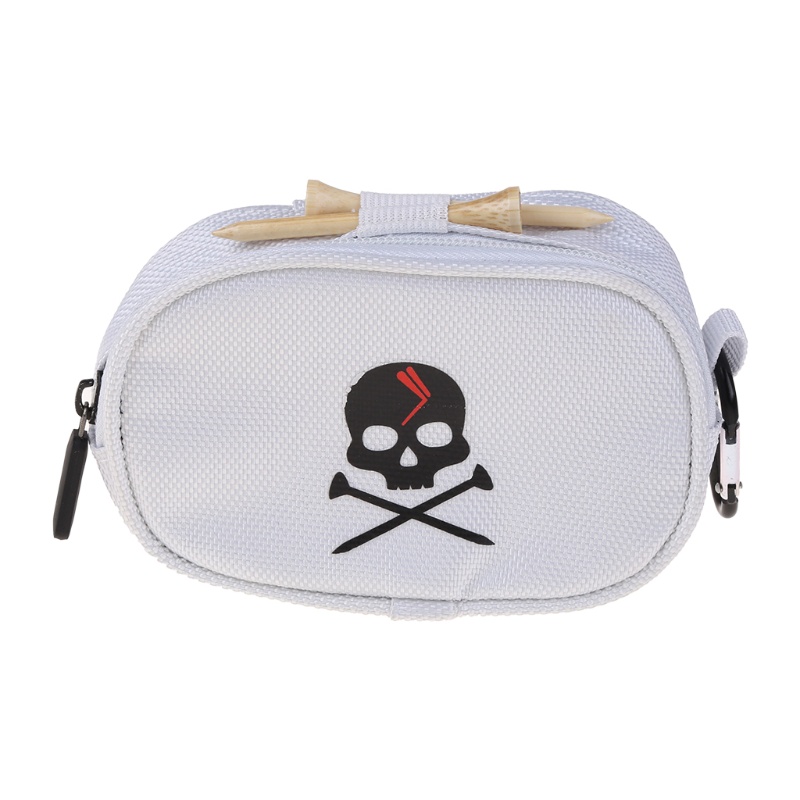 Túi Đựng Gậy Đánh Golf Đeo Hông Có 3 Ngăn Khóa Kéo Họa Tiết Đầu Lâu Cá Tính