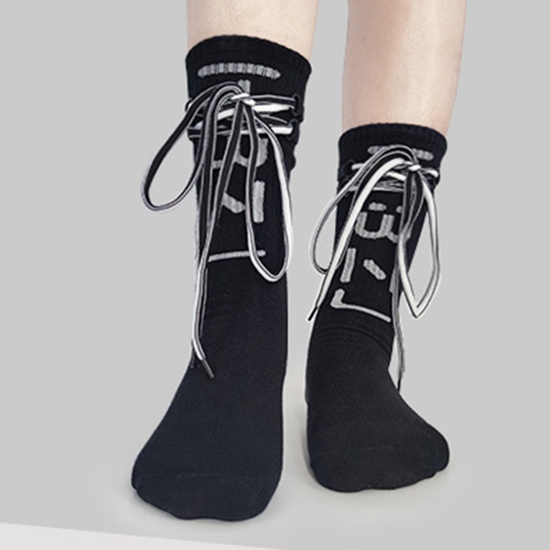 Youyo Vớ Cotton Jacquard In Chữ Jacquard Thắt Nơ Phong Cách Harajuku Nhật Bản Cho Nữ Sinh