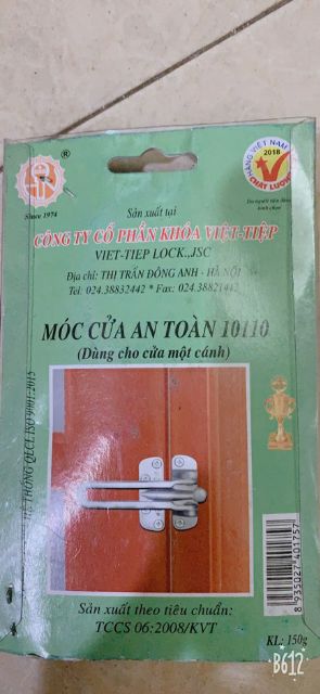 Móc cửa an toàn việt tiệp, chốt cửa an toàn