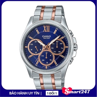 Đồng Hồ Dây Thép Không Gỉ Casio MTP-E315RG-2AVDF
