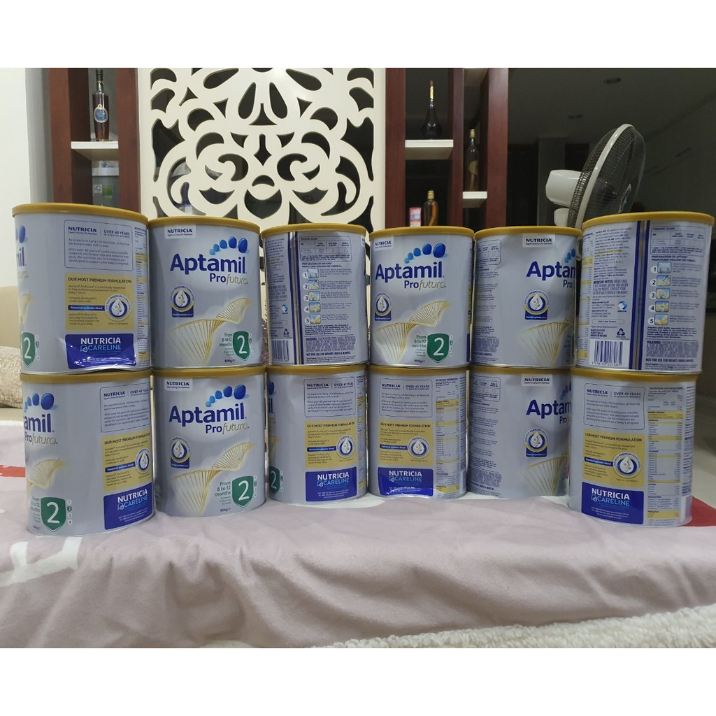 Sữa Aptamil Profutura, số 1, 2, 3 & 4, lon 900 grams, Nutricia, Úc