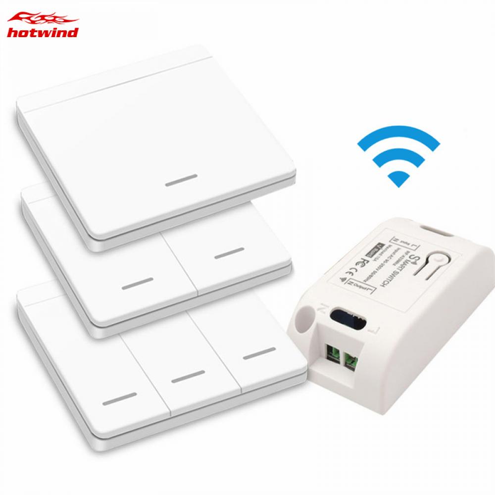 Công Tắc Đèn Tường Không Dây HW 433Mhz RF 86 AC 220V