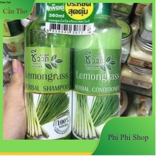 Combo bộ gội+ xả bio way sả thái lan 360ml