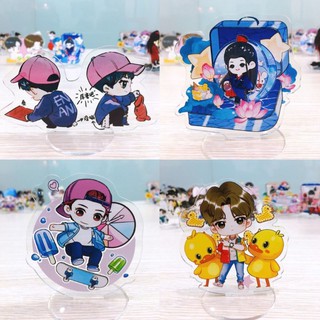 [Có sẵn] Mô hình trang trí chibi size nhỏ Tiêu Chiến standee Vương Nhất Bác N04