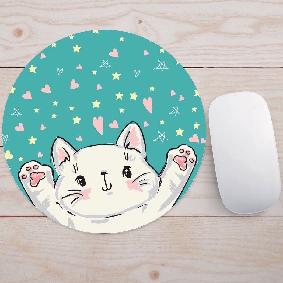 Miếng lót chuột, Bàn di chuột hình tròn 20 x 20cm Giá Rẻ siêu dễ thương ❤️ #LÓT CHUỘT - 𝗚𝗜𝗔𝗗𝗨𝗡𝗚𝗛𝗔𝗡𝗢𝗜𝟯𝟵 ❤️