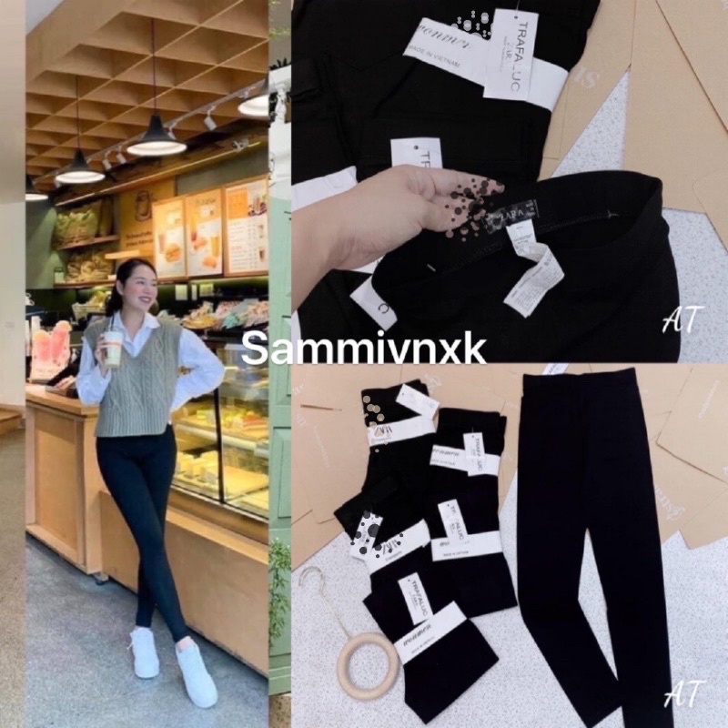 Quần legging cạp cao ZR mẫu mới Sammivnxk 🌈Quần legging dài nữ🌈free ship