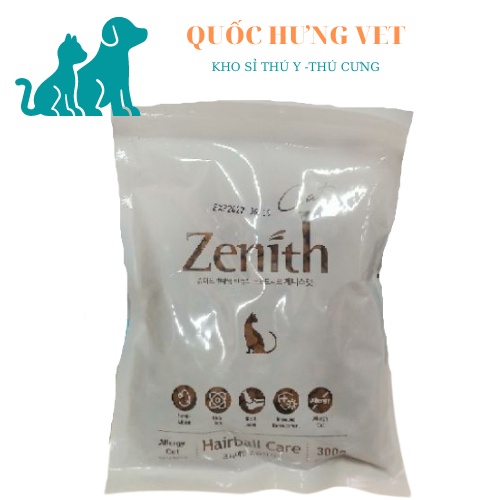THỨC ĂN HẠT MỀM CHO MÈO, ZENITH CAT HAIRBALL 1.2kg- quốc hưng vet