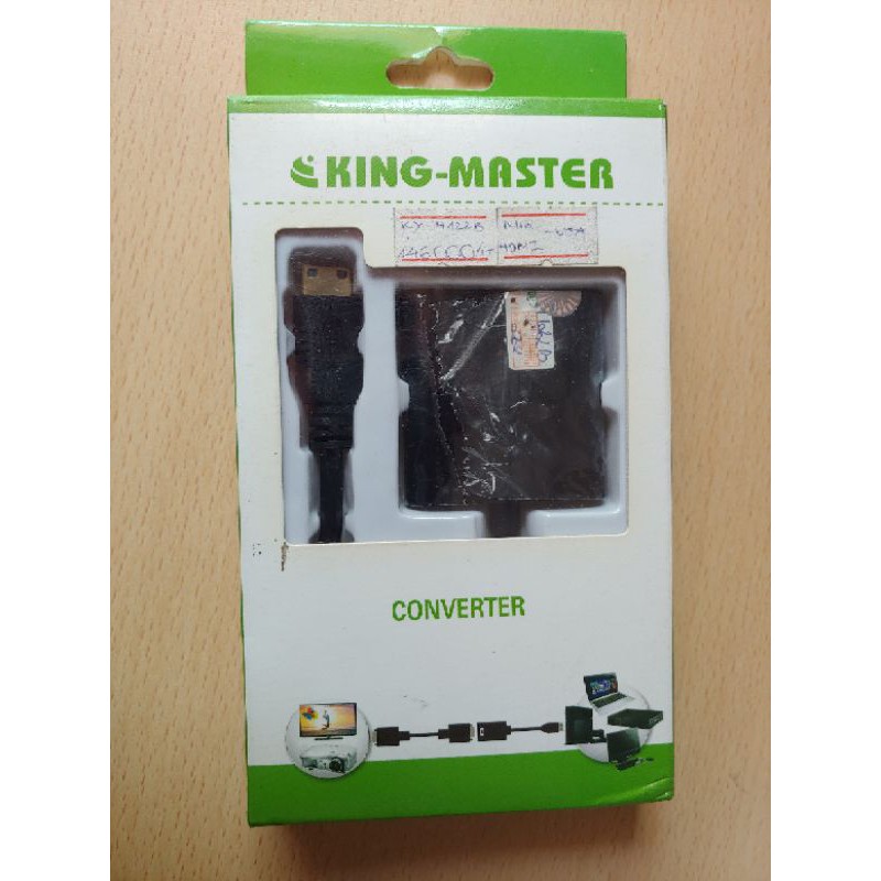 [HCM] Cáp chuyển đổi converter Kingmaster MiniDisplay->HDMI, DP->VGA, MninDispla->VGA, Mini HDMI->VGA, USB3.0->VGA...