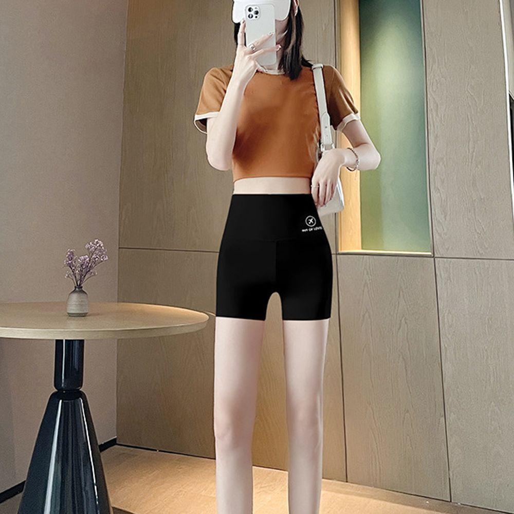 Quần Short Thể Thao Yoga Nâng Mông Lưng Cao Thoáng Khí An Toàn Cho Nữ