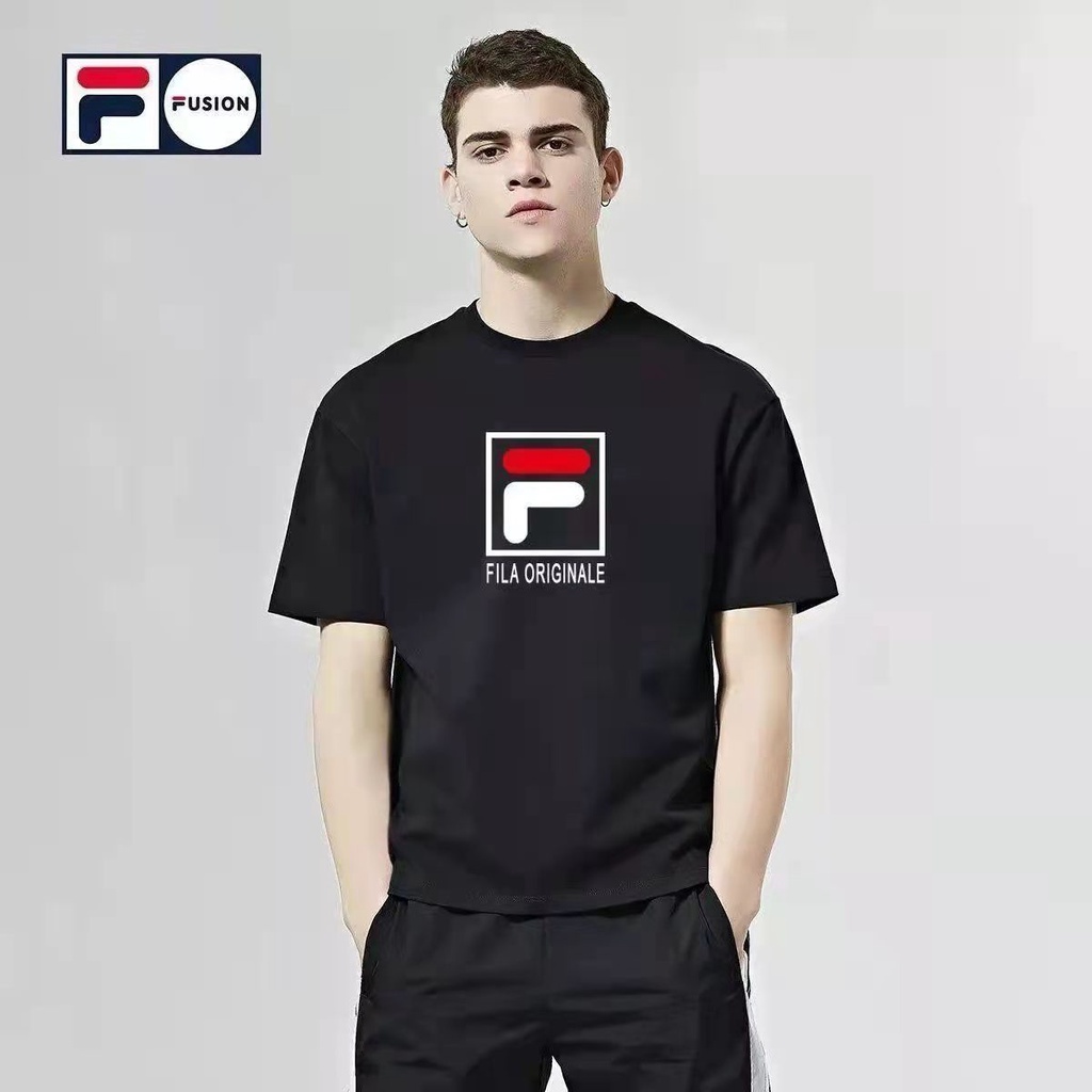 Áo Thun Nam Tay Ngắn In Chữ Fila Thời Trang