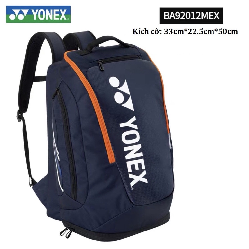 Balo cầu lông yonex BAG 92012, phom cứng cáp, có ngăn đựng giày vợt riêng, chuyên dụng cầu lông