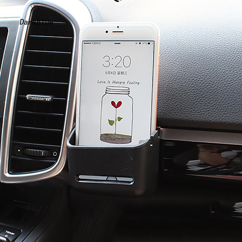 Khay đựng điện thoại treo trong xe ô tô kích thước 8.5x3.6cm đa chức năng tiện dụng