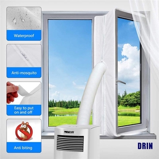 Bộ ống thoát khí khóa cửa sổ kích thước cầm tay cho máy điều hòa nhiệt độ dài 4m DRIN