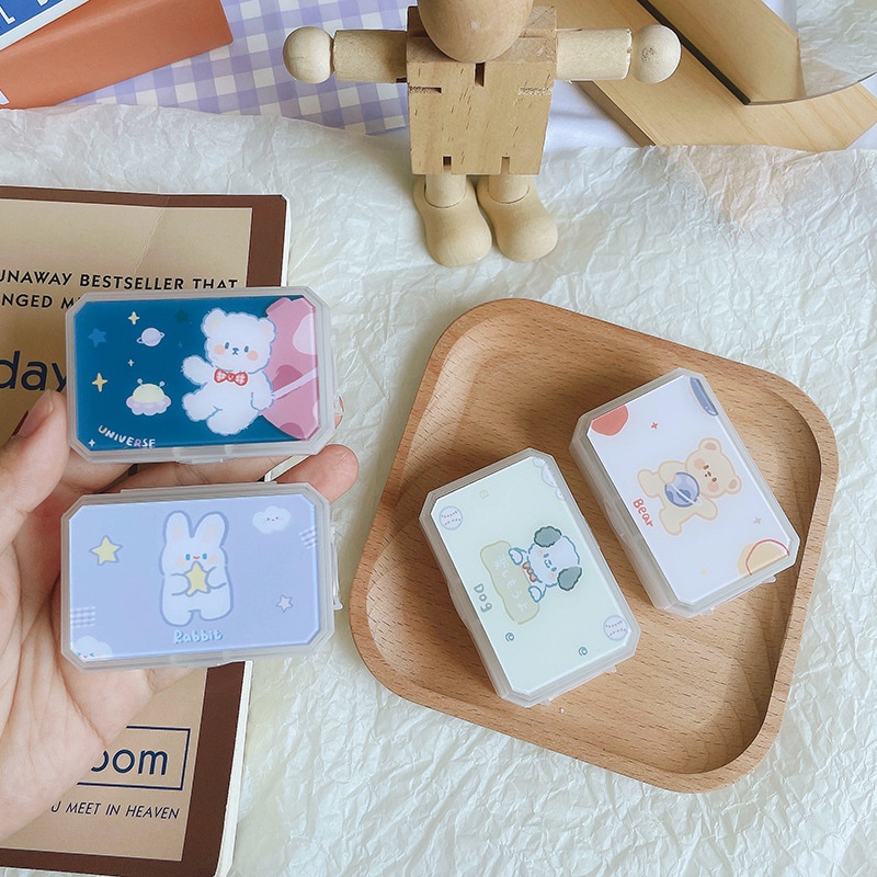 Khay Gương Mini Thú Xịn - Case Đựng Lens