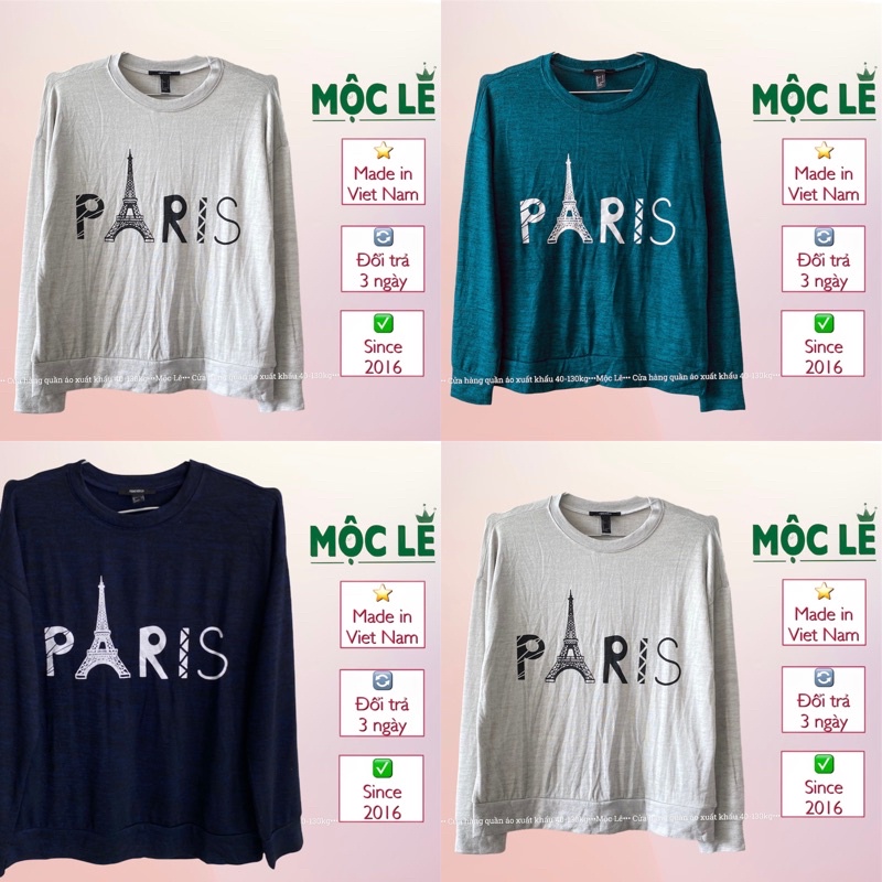 (40-90kg) Áo len mỏng tay dài vnxk f21 bigsize oversize plus size long sleeve shirt