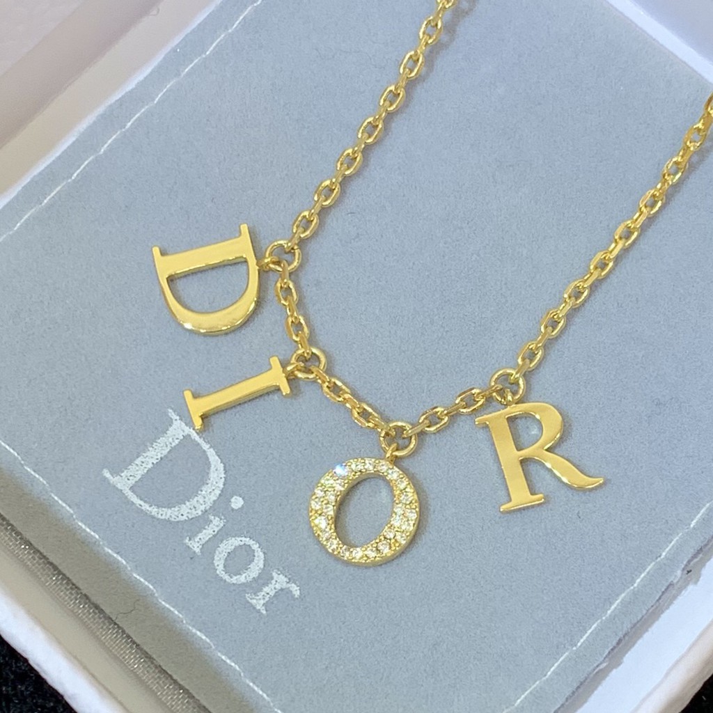 Vòng cổ Dior Thiết Kế Đơn Giản Phong Cách Retro Cho Nữ