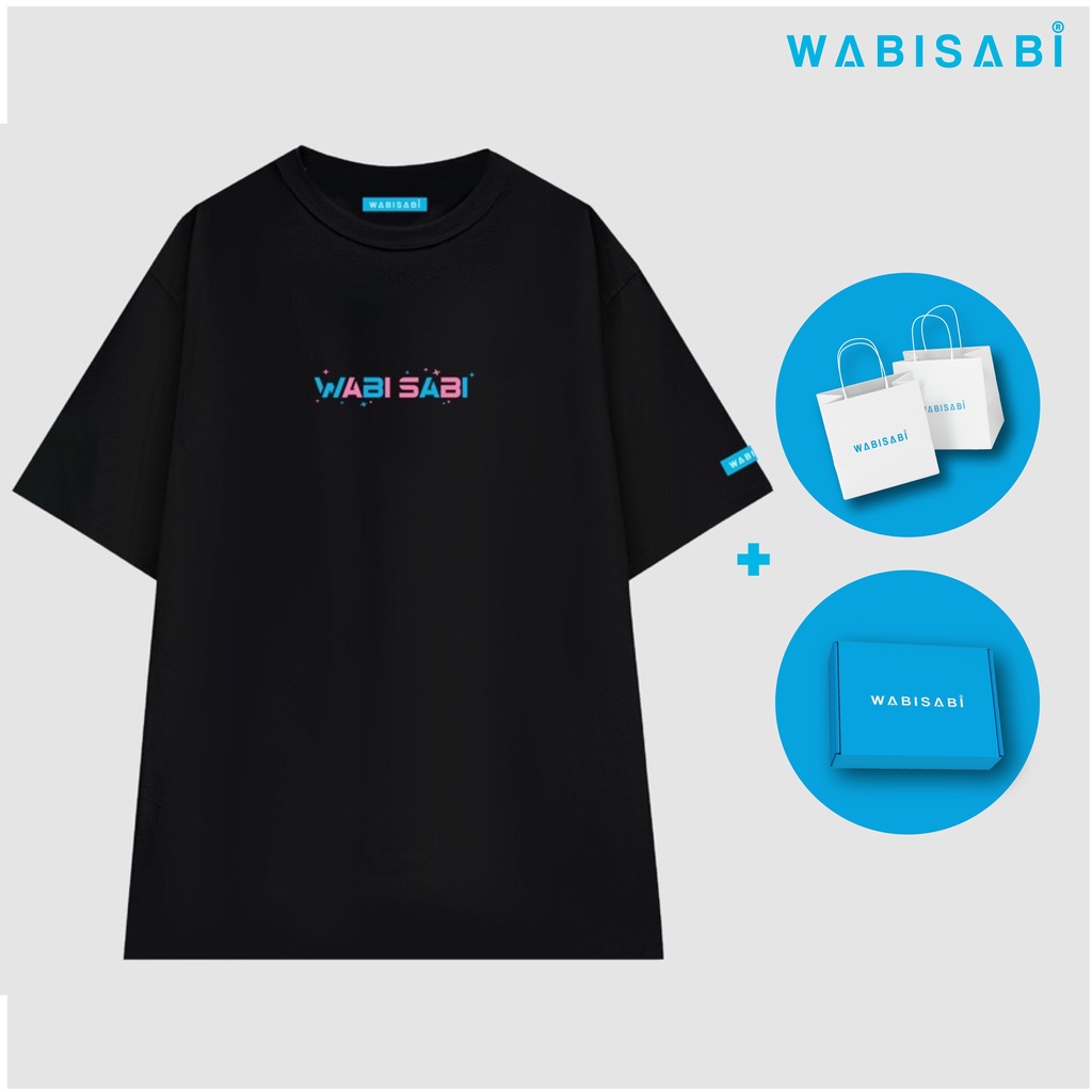Áo thun wabisabi - WSA3 -áo phông form rộng local brand-Tặng kèm HỘP và TÚI siêu ý nghĩa
