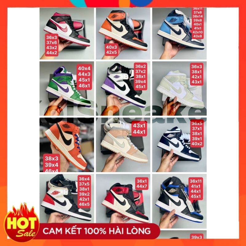 Jordan cổ cao các màu Seo giá nỗ full box có dây phụ, Chất lượng hàng đẹp tuỳ màu có lỗi nhẹ