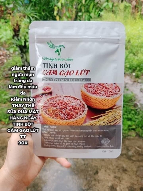 TINH BỘT CÁM GẠO LỨT Handmade Natural